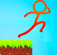 Stickman Parkour 2 Lucky Block parkour game